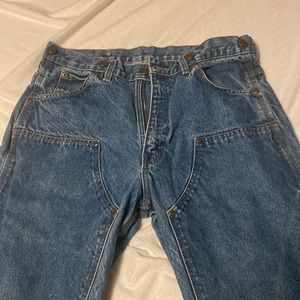 Double knee with hooks for overalls!